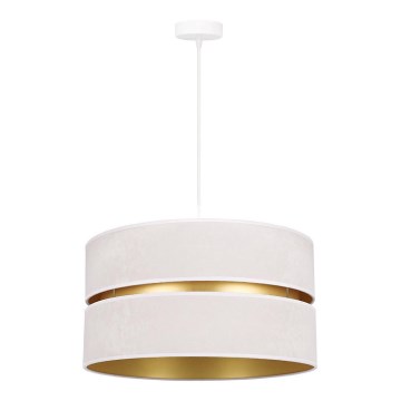 Duolla - Chandelier on a string DUO 1xE27/15W/230V d. 40 cm creamy/gold