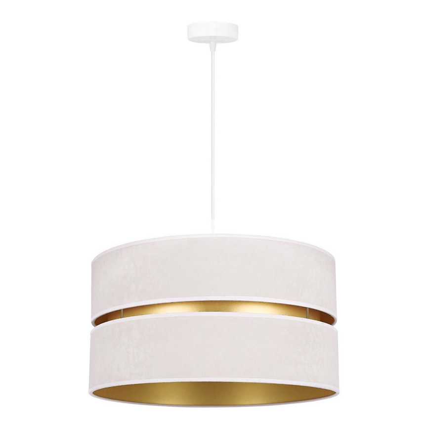 Duolla - Chandelier on a string DUO 1xE27/15W/230V d. 40 cm creamy/gold
