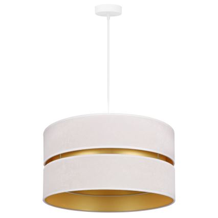 Duolla - Chandelier on a string DUO 1xE27/15W/230V d. 40 cm creamy/gold