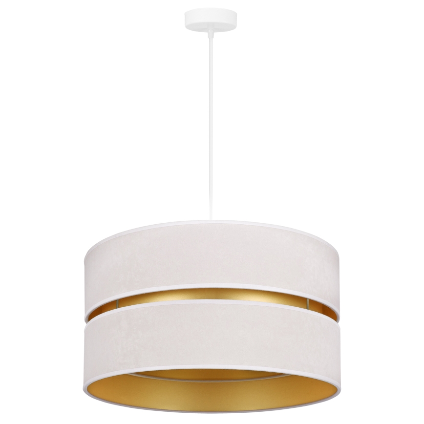 Duolla - Chandelier on a string DUO 1xE27/15W/230V d. 40 cm creamy/gold