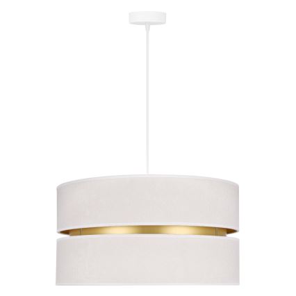 Duolla - Chandelier on a string DUO 1xE27/15W/230V d. 40 cm creamy/gold