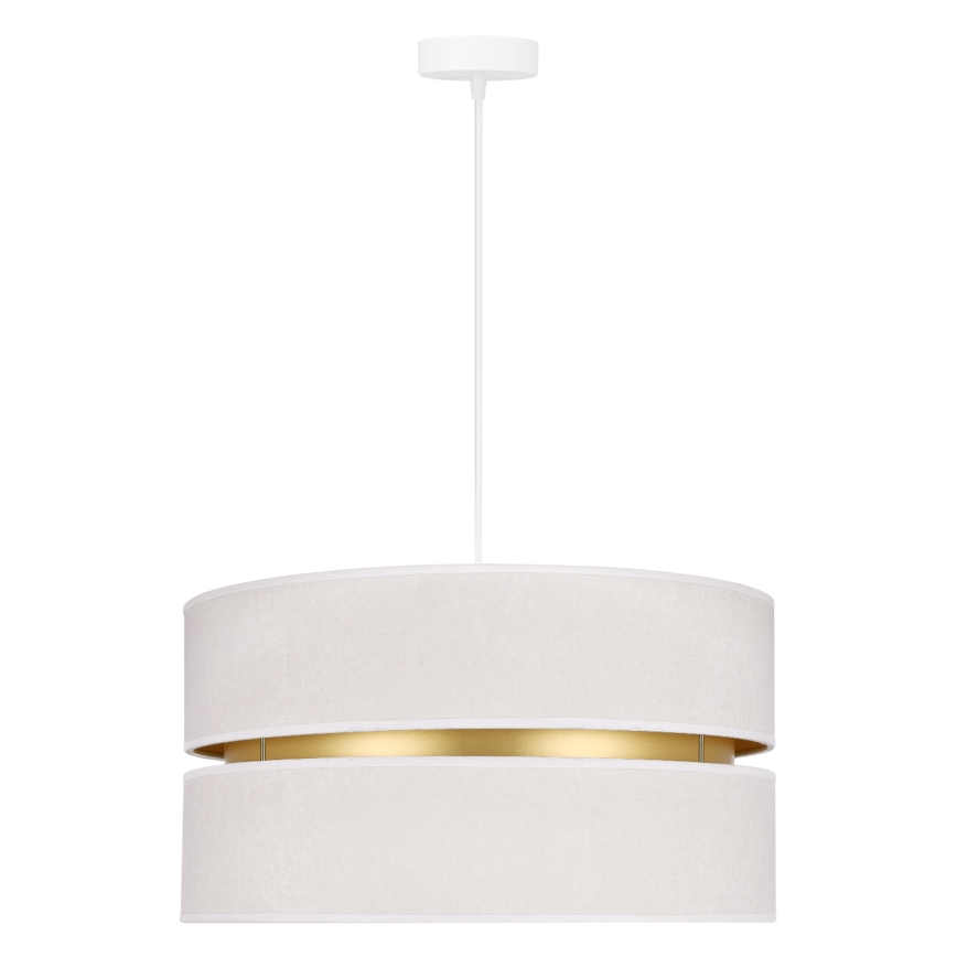 Duolla - Chandelier on a string DUO 1xE27/15W/230V d. 40 cm creamy/gold
