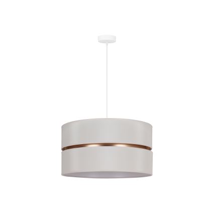 Duolla - Chandelier on a string DUO 1xE27/15W/230V d. 40 cm creamy/gold
