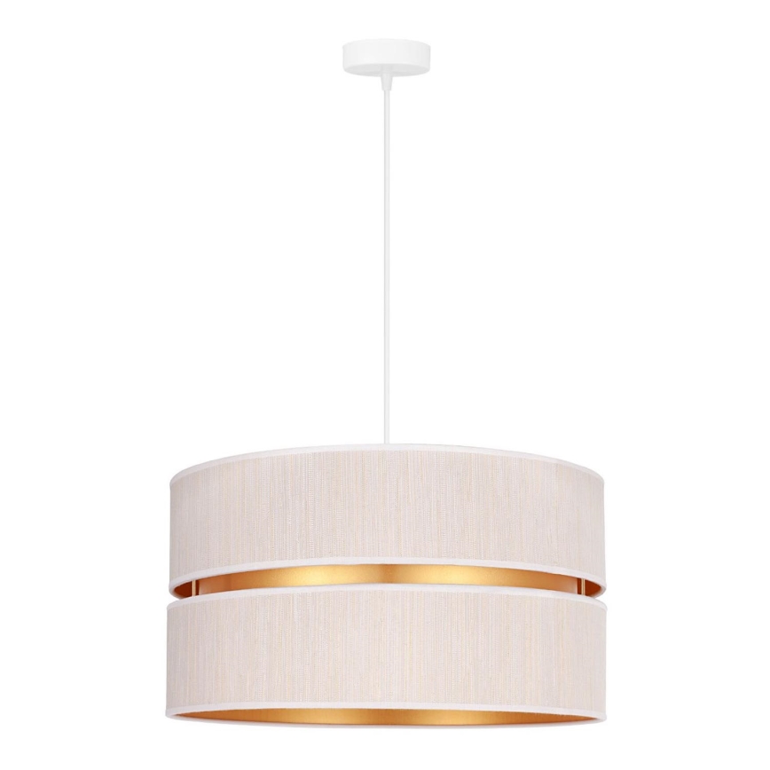 Duolla - Chandelier on a string DUO 1xE27/15W/230V d. 40 cm creamy/gold