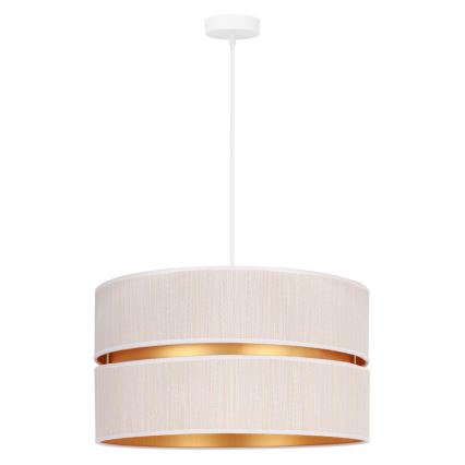 Duolla - Chandelier on a string DUO 1xE27/15W/230V d. 40 cm creamy/gold