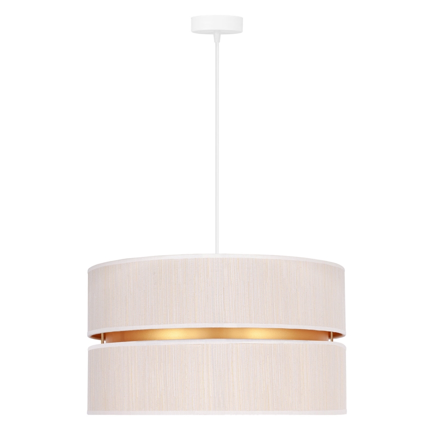Duolla - Chandelier on a string DUO 1xE27/15W/230V d. 40 cm creamy/gold