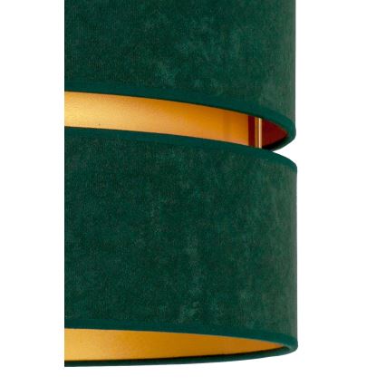 Duolla - Chandelier on a string DUO 1xE27/15W/230V d. 40 cm green/gold