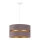 Duolla - Chandelier on a string DUO 1xE27/15W/230V d. 40 cm grey