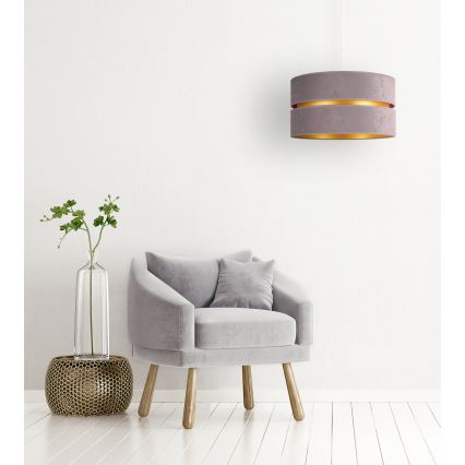 Duolla - Chandelier on a string DUO 1xE27/15W/230V d. 40 cm grey