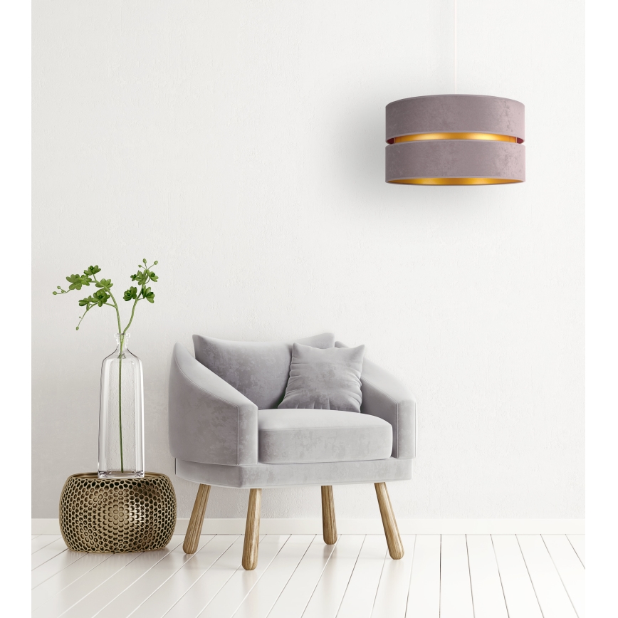 Duolla - Chandelier on a string DUO 1xE27/15W/230V d. 40 cm grey