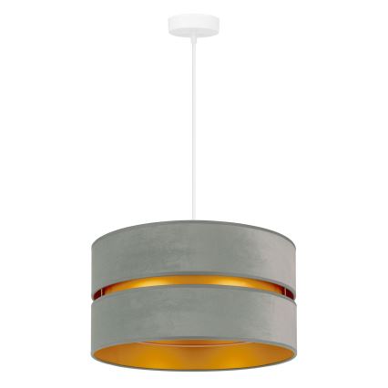 Duolla - Chandelier on a string DUO 1xE27/15W/230V d. 40 cm light green/gold