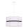 Duolla - Chandelier on a string DUO 1xE27/15W/230V d. 40 cm white/black