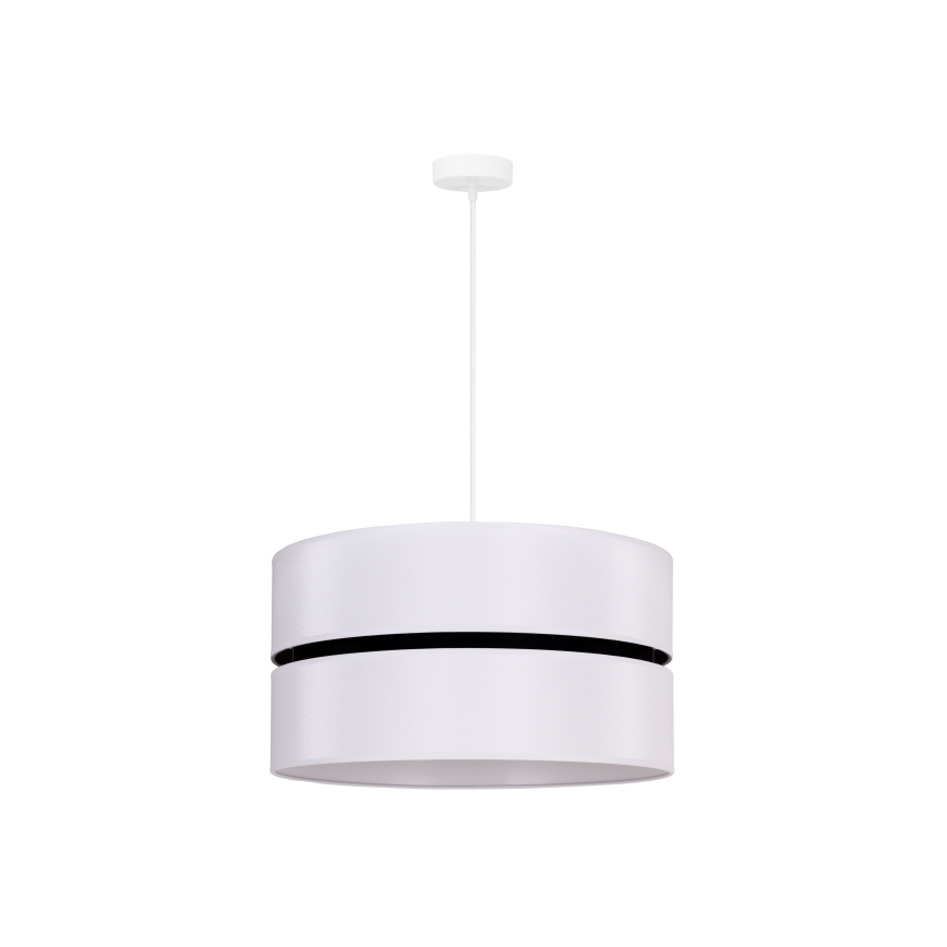Duolla - Chandelier on a string DUO 1xE27/15W/230V d. 40 cm white/black