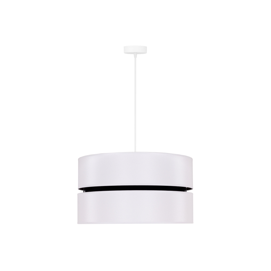 Duolla - Chandelier on a string DUO 1xE27/15W/230V d. 40 cm white/black