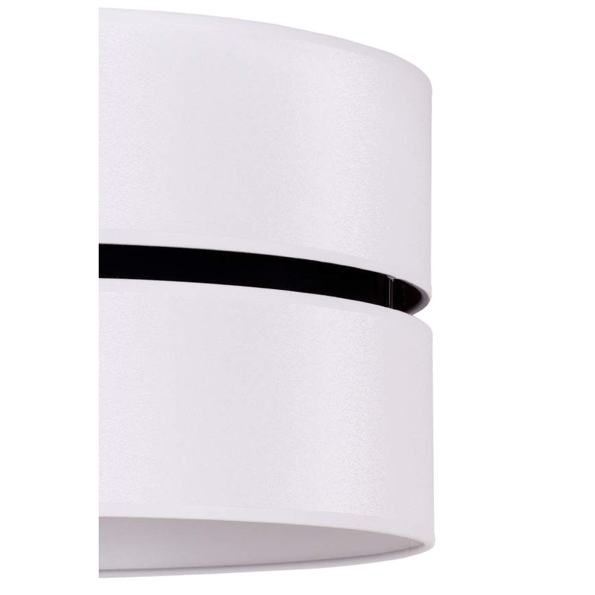 Duolla - Chandelier on a string DUO 1xE27/15W/230V d. 40 cm white/black