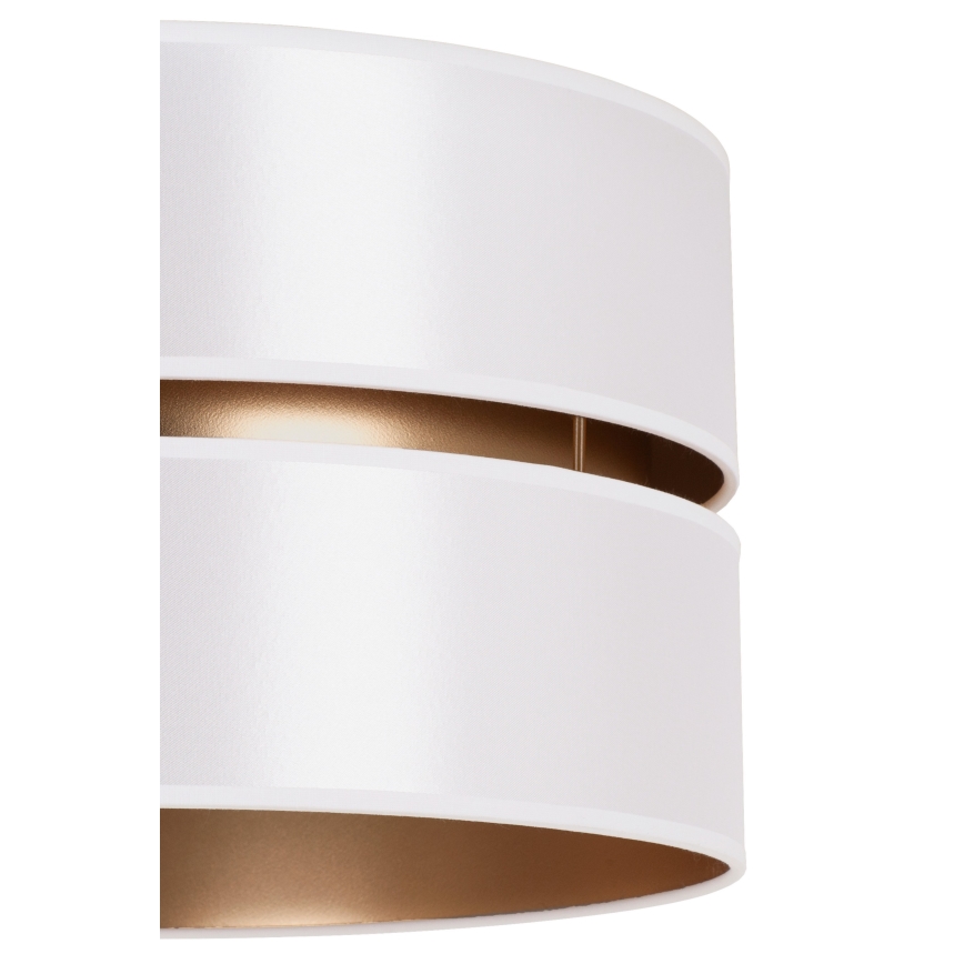 Duolla - Chandelier on a string DUO 1xE27/15W/230V d. 40 cm white/gold