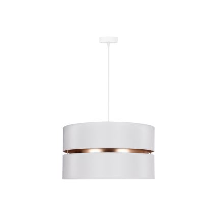 Duolla - Chandelier on a string DUO 1xE27/15W/230V d. 40 cm white/gold