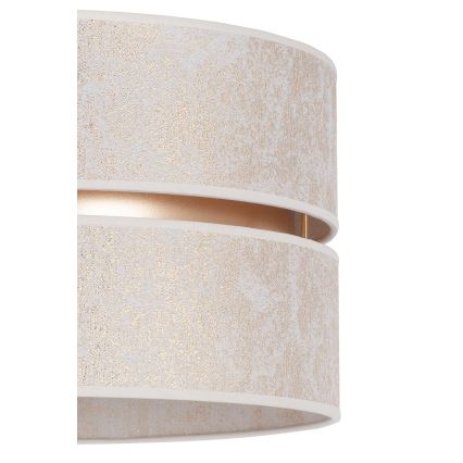 Duolla - Chandelier on a string DUO 1xE27/15W/230V d. 40 cm white/gold