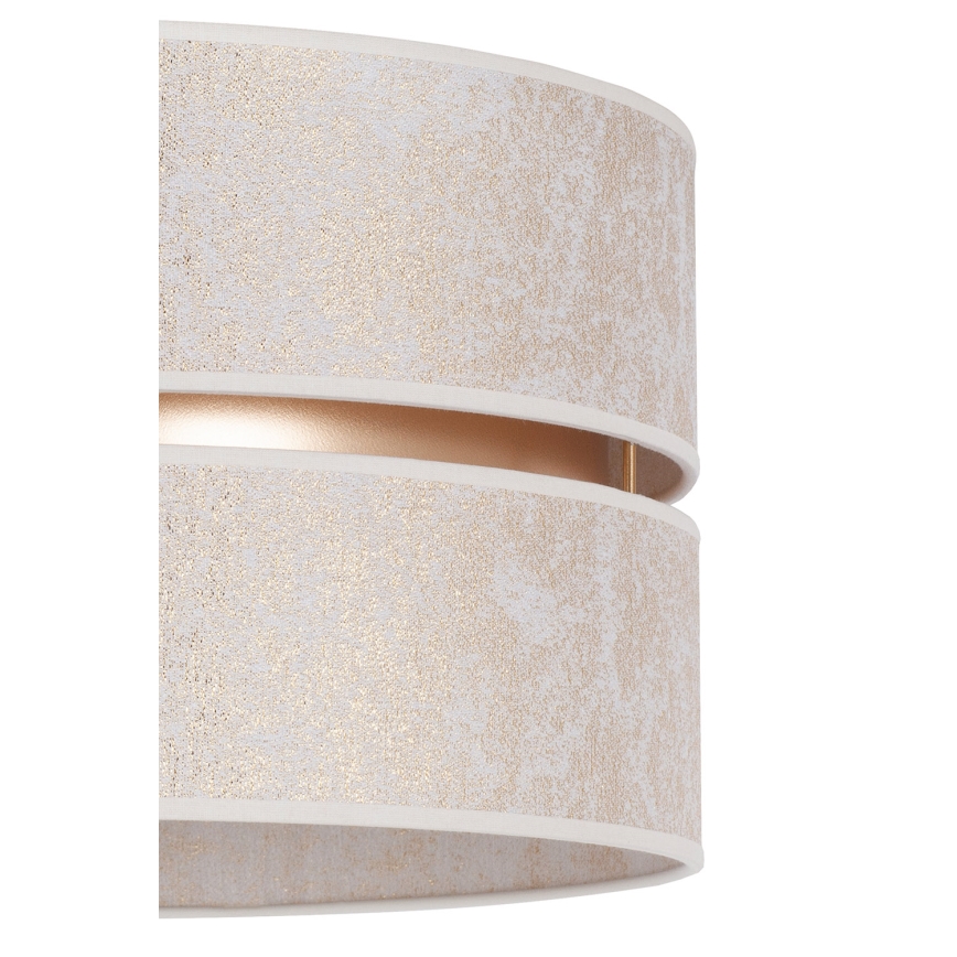 Duolla - Chandelier on a string DUO 1xE27/15W/230V d. 40 cm white/gold