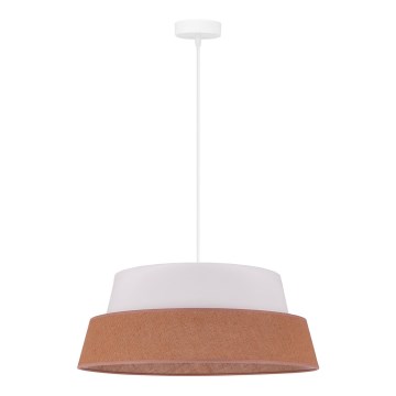 Duolla - Chandelier on a string GALAXY 1xE27/15W/230V d. 50 cm brown/white