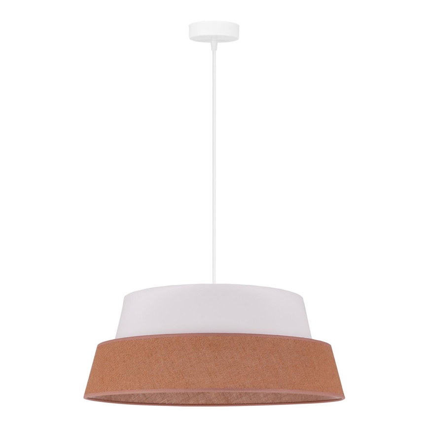 Duolla - Chandelier on a string GALAXY 1xE27/15W/230V d. 50 cm brown/white