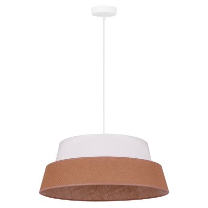 Duolla - Chandelier on a string GALAXY 1xE27/15W/230V d. 50 cm brown/white