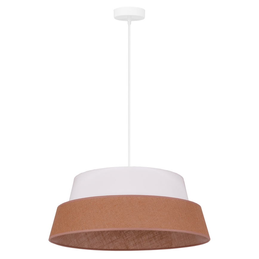 Duolla - Chandelier on a string GALAXY 1xE27/15W/230V d. 50 cm brown/white