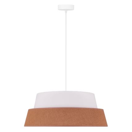 Duolla - Chandelier on a string GALAXY 1xE27/15W/230V d. 50 cm brown/white