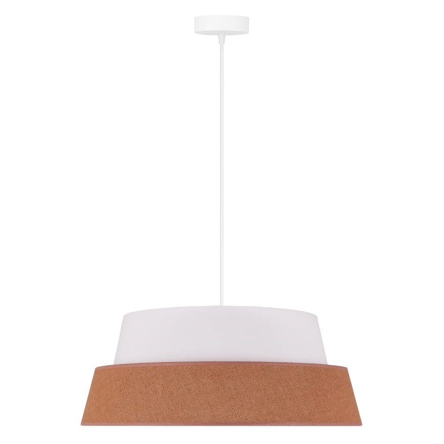 Duolla - Chandelier on a string GALAXY 1xE27/15W/230V d. 50 cm brown/white