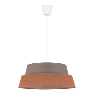 Duolla - Chandelier on a string GALAXY 1xE27/40W/230V d. 50 cm grey/brown