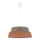 Duolla - Chandelier on a string GALAXY 1xE27/40W/230V d. 50 cm grey/brown