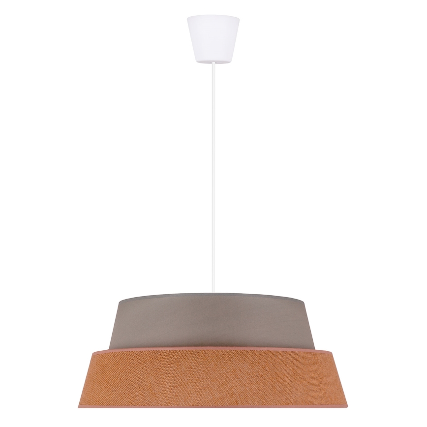 Duolla - Chandelier on a string GALAXY 1xE27/40W/230V d. 50 cm grey/brown