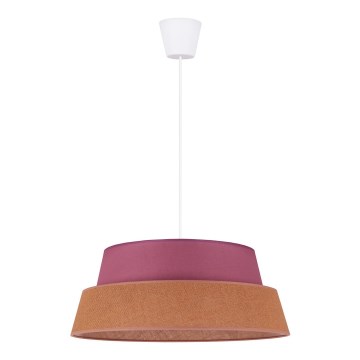 Duolla - Chandelier on a string GALAXY 1xE27/40W/230V d. 50 cm pink