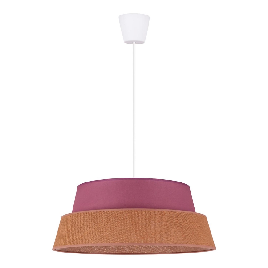 Duolla - Chandelier on a string GALAXY 1xE27/40W/230V d. 50 cm pink