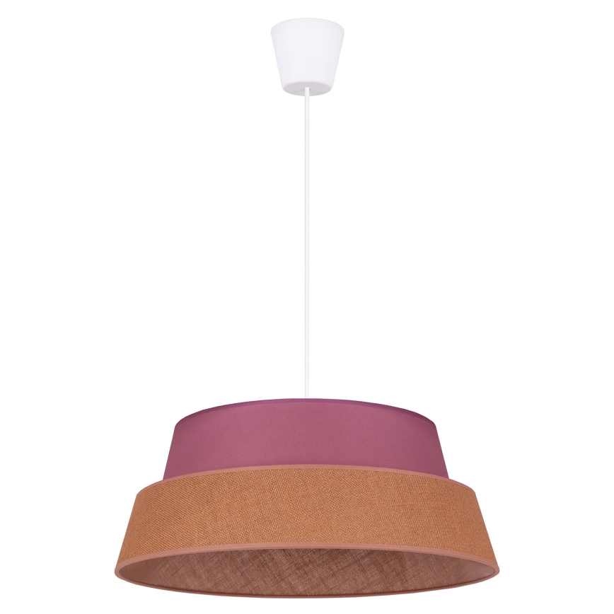 Duolla - Chandelier on a string GALAXY 1xE27/40W/230V d. 50 cm pink