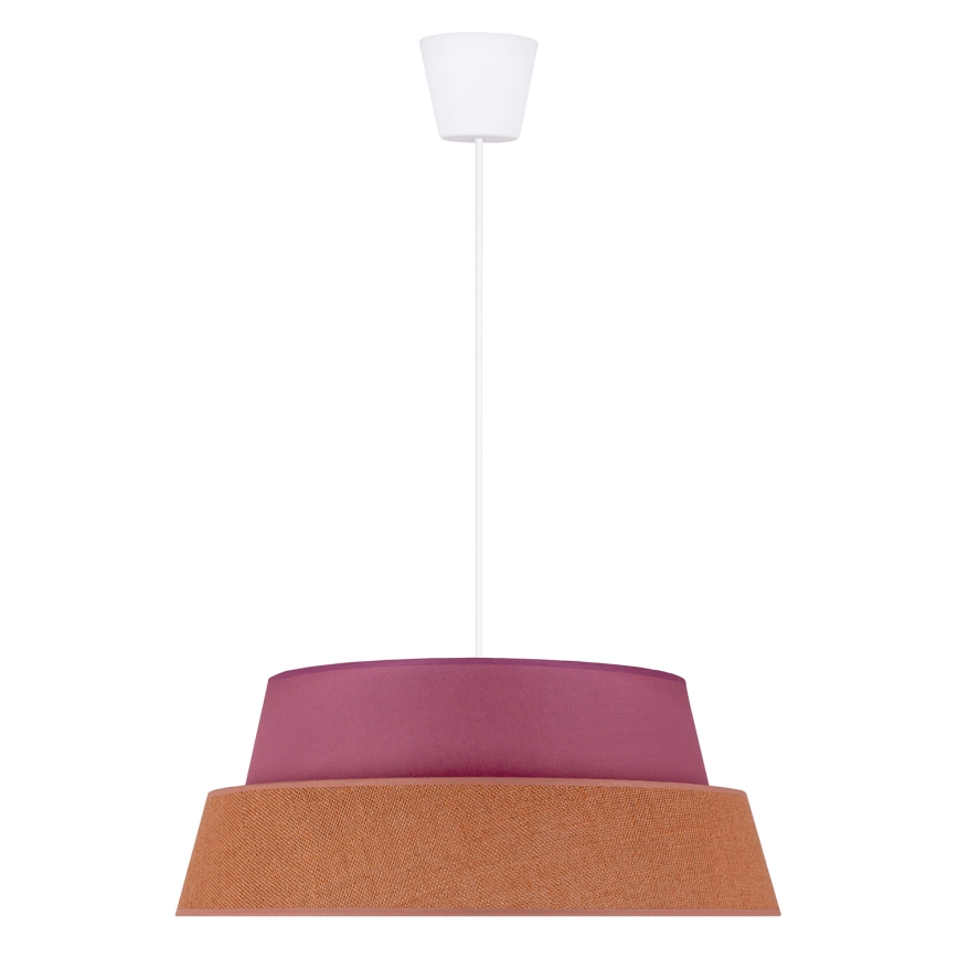 Duolla - Chandelier on a string GALAXY 1xE27/40W/230V d. 50 cm pink