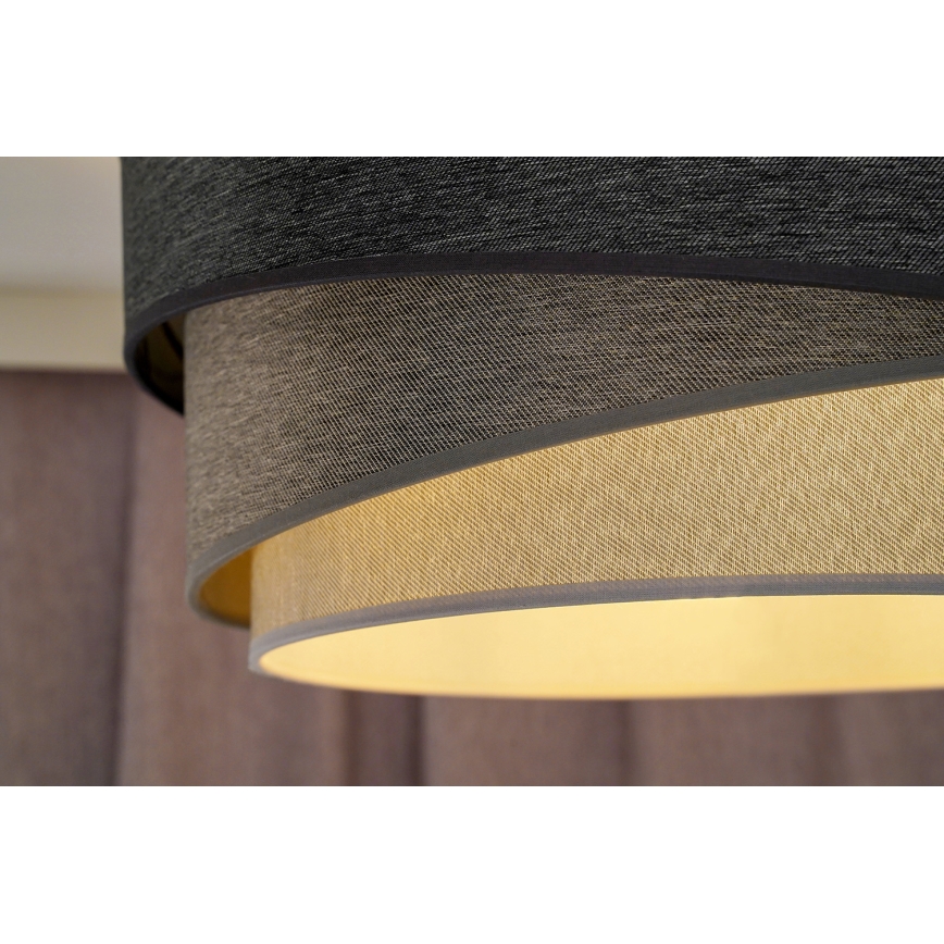 Duolla - Chandelier on a string KOBO 1xE27/15W/230V d. 45 cm anthracite/grey/white