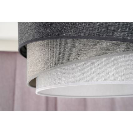 Duolla - Chandelier on a string KOBO 1xE27/15W/230V d. 45 cm anthracite/grey/white