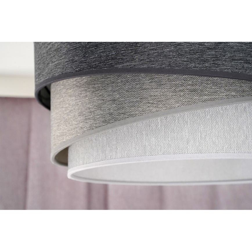 Duolla - Chandelier on a string KOBO 1xE27/15W/230V d. 45 cm anthracite/grey/white