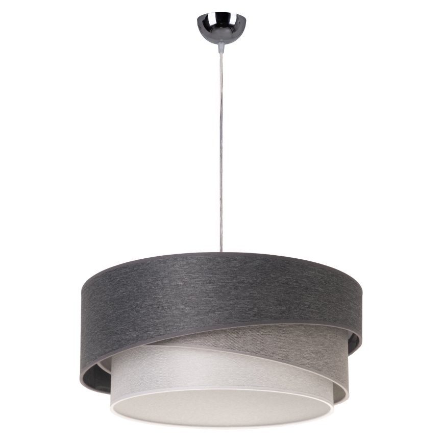 Duolla - Chandelier on a string KOBO 1xE27/15W/230V d. 45 cm anthracite/grey/white