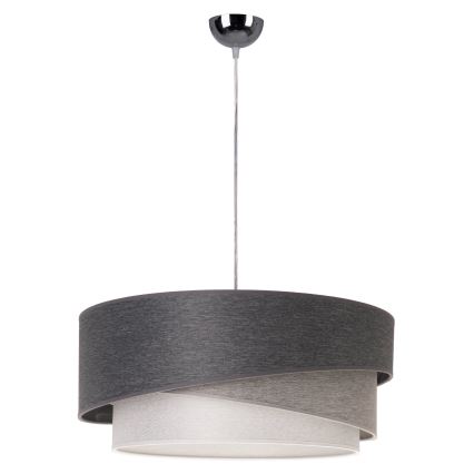 Duolla - Chandelier on a string KOBO 1xE27/15W/230V d. 45 cm anthracite/grey/white