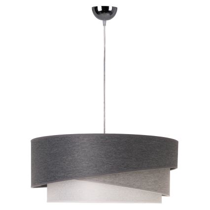 Duolla - Chandelier on a string KOBO 1xE27/15W/230V d. 45 cm anthracite/grey/white