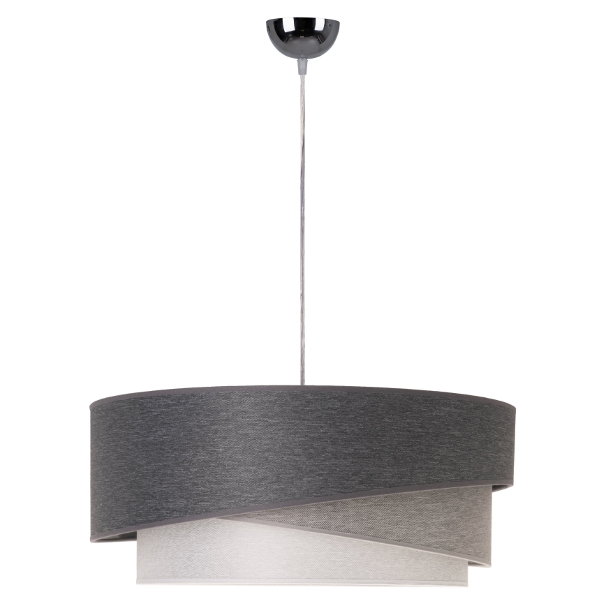 Duolla - Chandelier on a string KOBO 1xE27/15W/230V d. 45 cm anthracite/grey/white