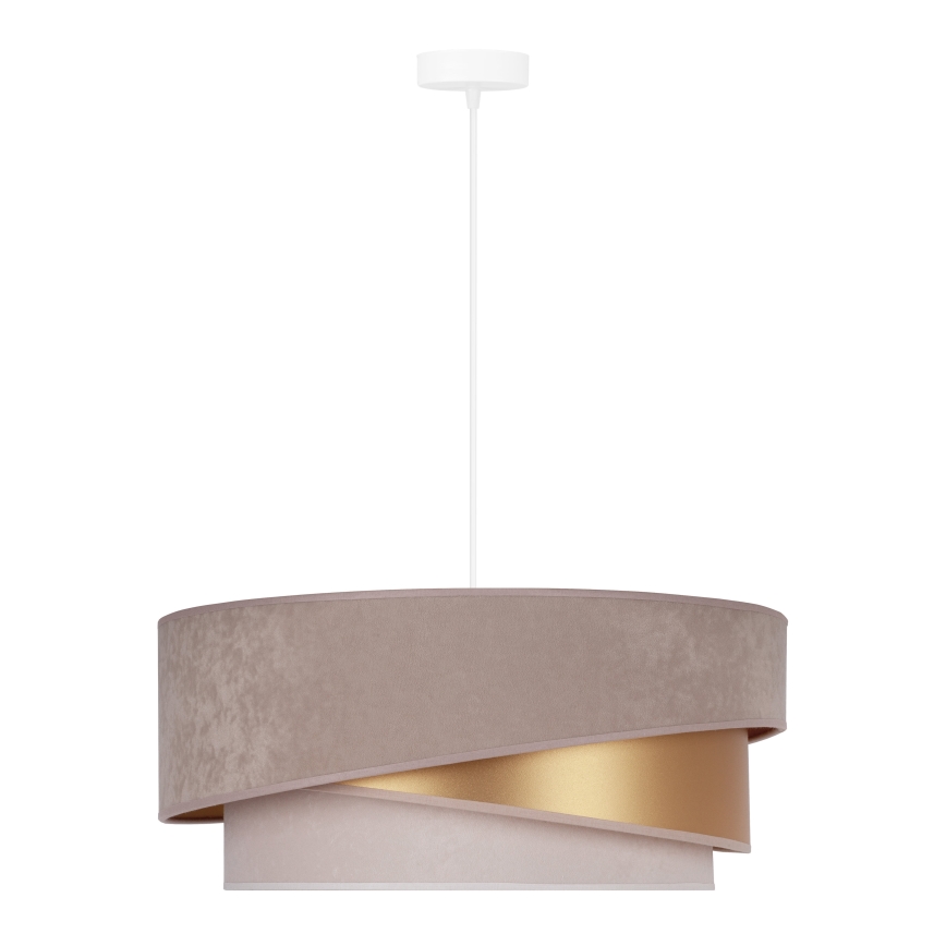 Duolla - Chandelier on a string KOBO 1xE27/15W/230V d. 45 cm beige/gold/creamy