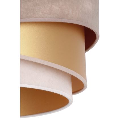Duolla - Chandelier on a string KOBO 1xE27/15W/230V d. 45 cm beige/gold/creamy