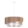 Duolla - Chandelier on a string KOBO 1xE27/15W/230V d. 45 cm beige/gold/white