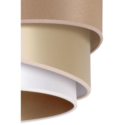 Duolla - Chandelier on a string KOBO 1xE27/15W/230V d. 45 cm beige/gold/white