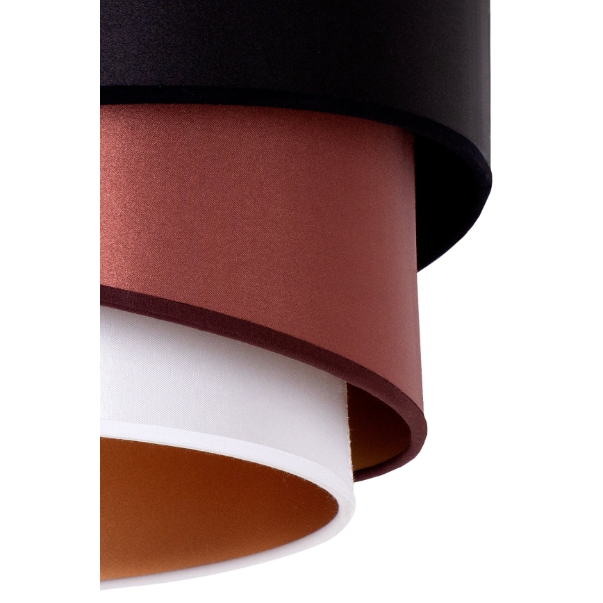Duolla - Chandelier on a string KOBO 1xE27/15W/230V d. 45 cm black/burgundy/silver