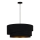 Duolla - Chandelier on a string KOBO 1xE27/15W/230V d. 45 cm black/gold