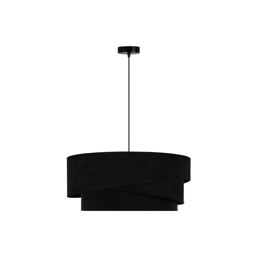 Duolla - Chandelier on a string KOBO 1xE27/15W/230V d. 45 cm black/gold